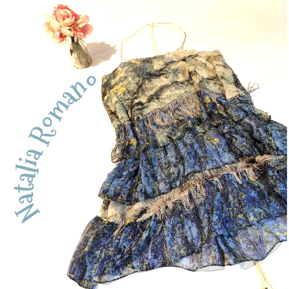 Silk Fringe Dress